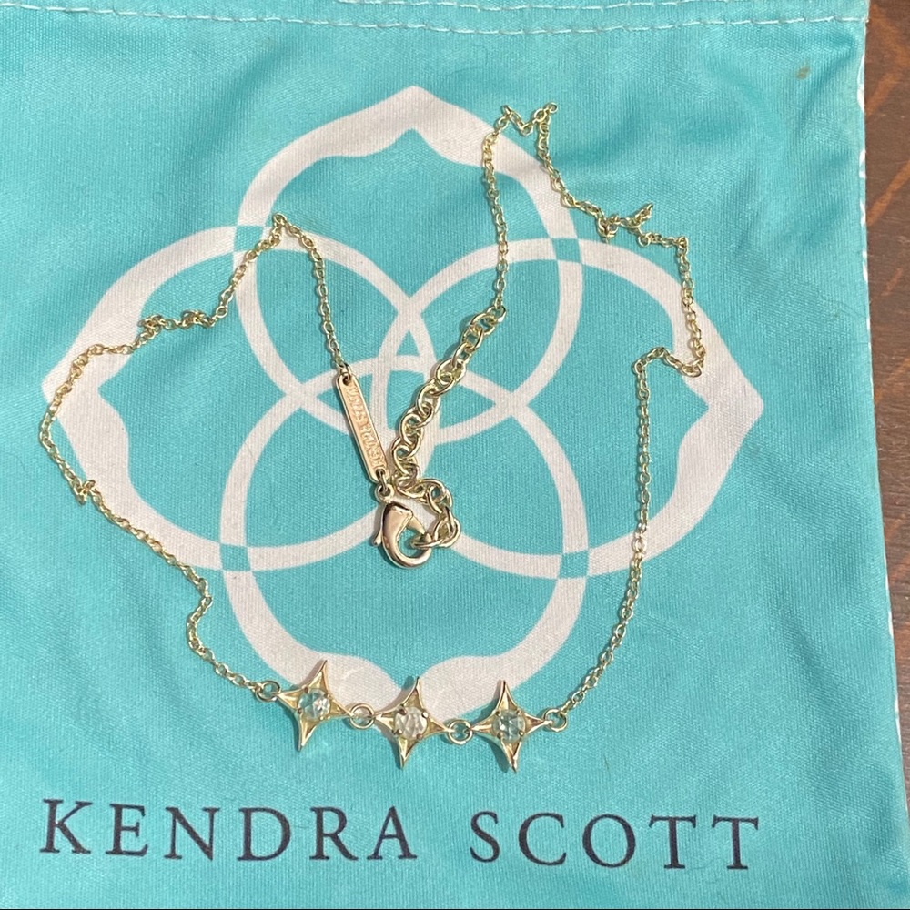 HTF Vintage Kendra Scott gold Shay necklace